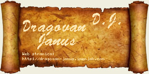 Dragovan Janus vizit kartica